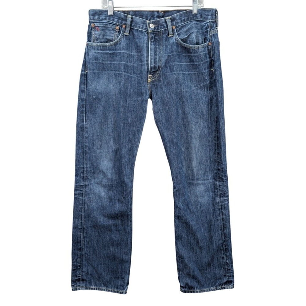 Polo Ralph Lauren Men's Denim Jeans R66SD54 Size 33/30 Cotton Vtg 067 Straight